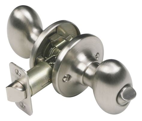door knobs for 1 inch thick doors  The slotted holes allow for easy adjustment during installation